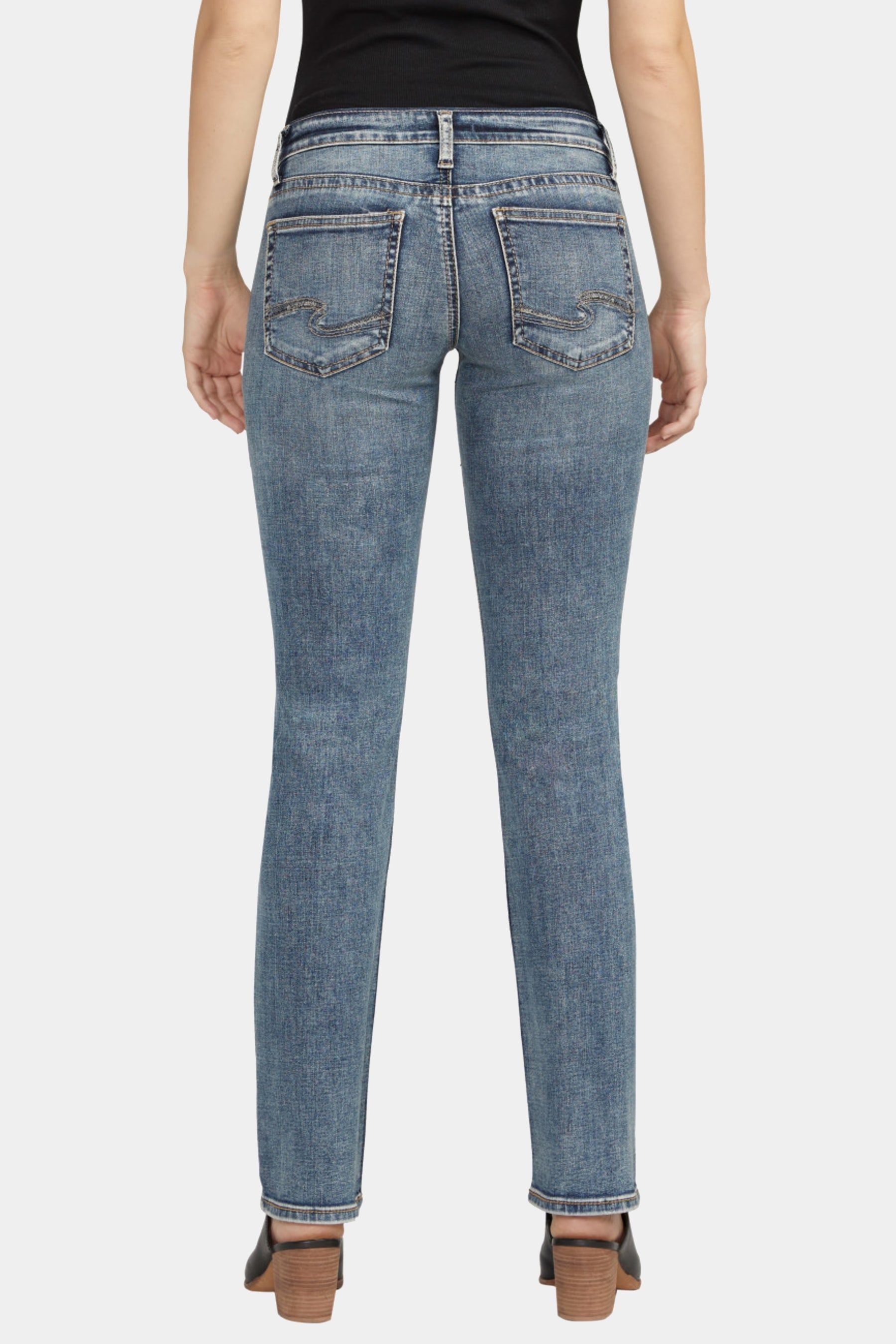 Tuesday Low Rise Straight Leg Jeans sold by Lord & Taylor product image thumbnail 3