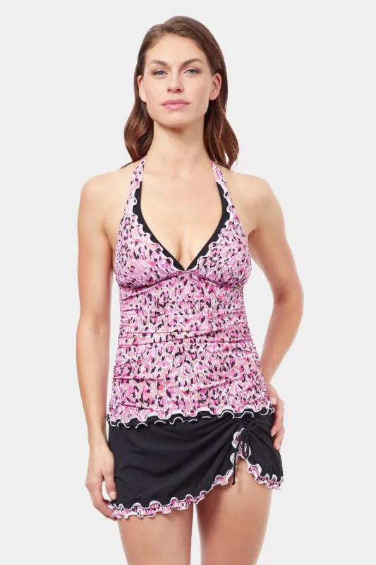 Pretty Wild Halter Tankini sold by Lord & Taylor
