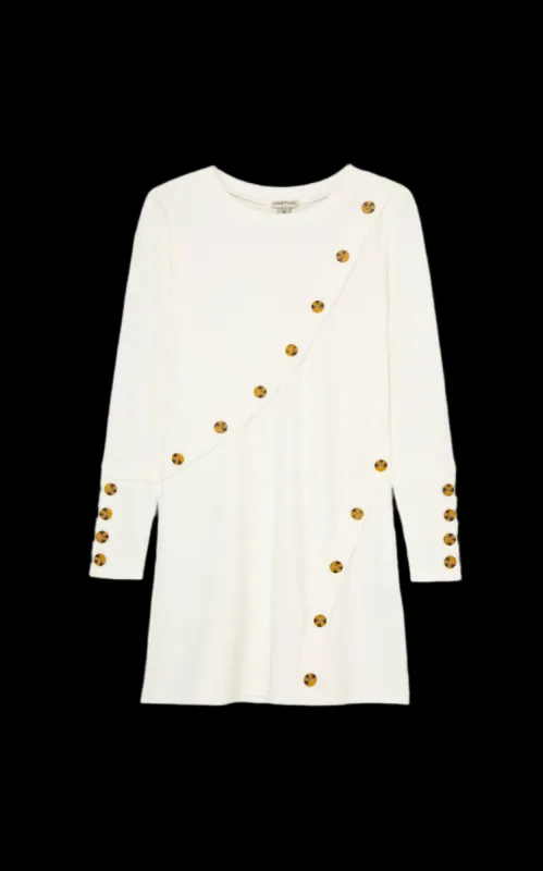 Girls Button Detail Sweater Dress sold by Lord & Taylor