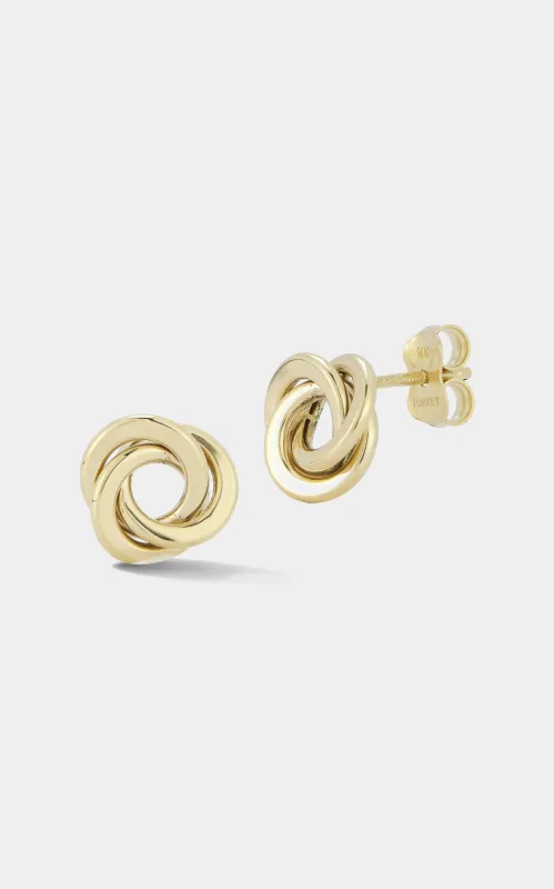14K Gold Love Knot Studs sold by Lord & Taylor