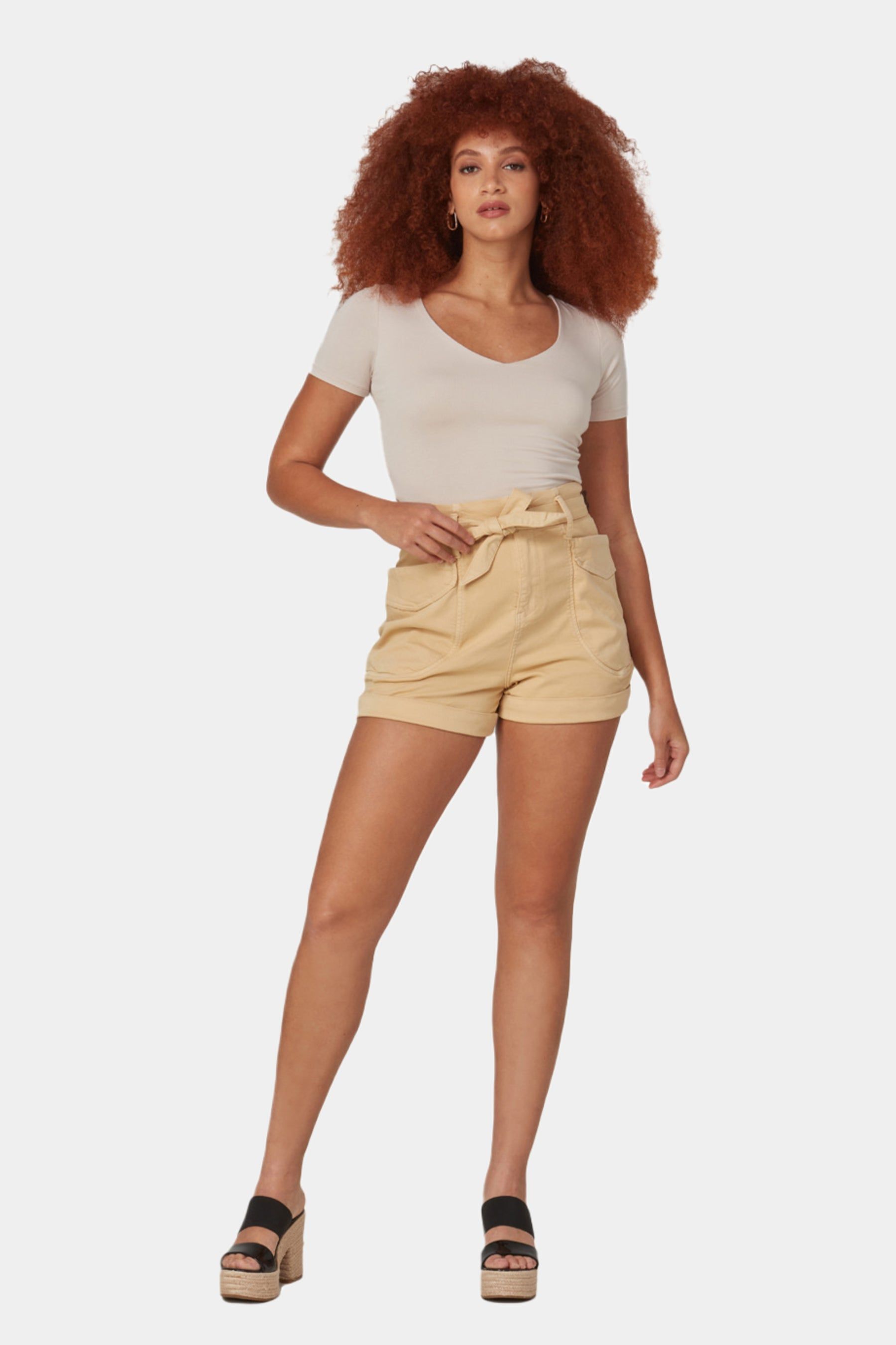 Robbie High Rise Shorts sold by Lord & Taylor