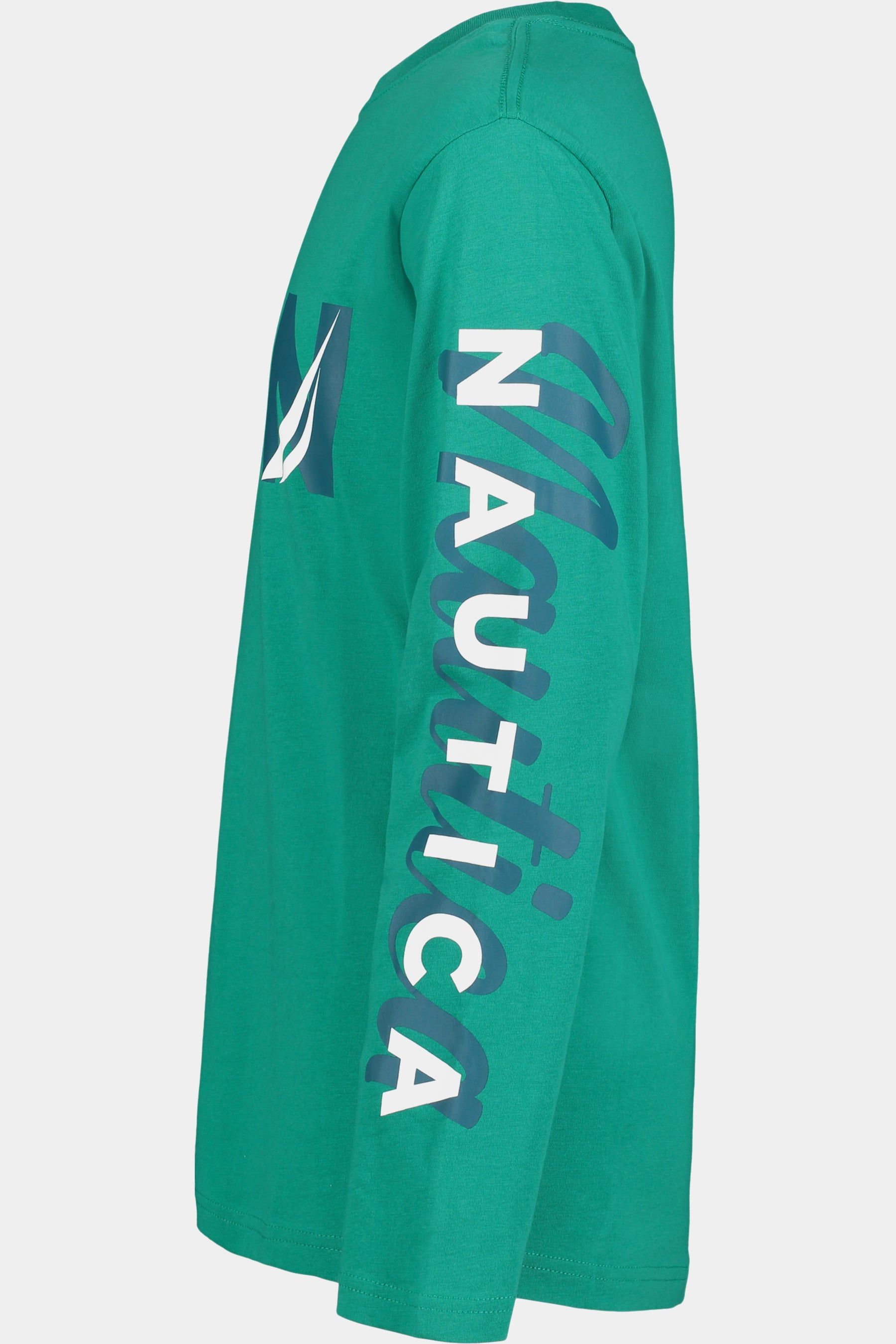 Boys On Script Long Sleeve T-Shirt sold by Lord & Taylor product image thumbnail 2