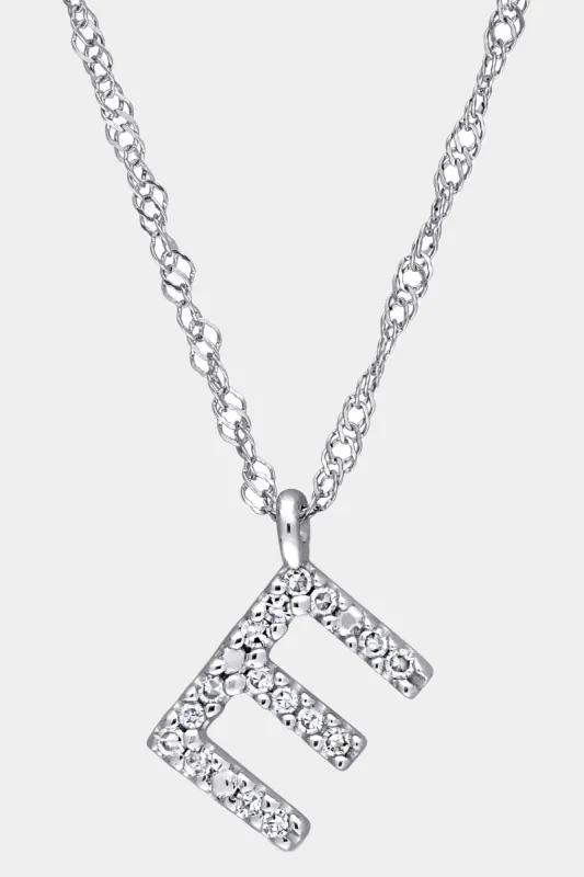 Initial E Diamond Accent Necklace sold by Lord & Taylor