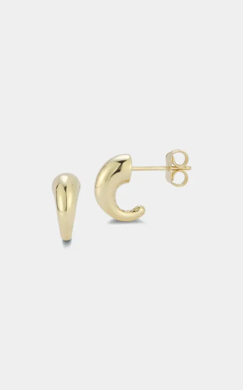 14K Gold Bold Graduated Small Hoop sold by Lord & Taylor