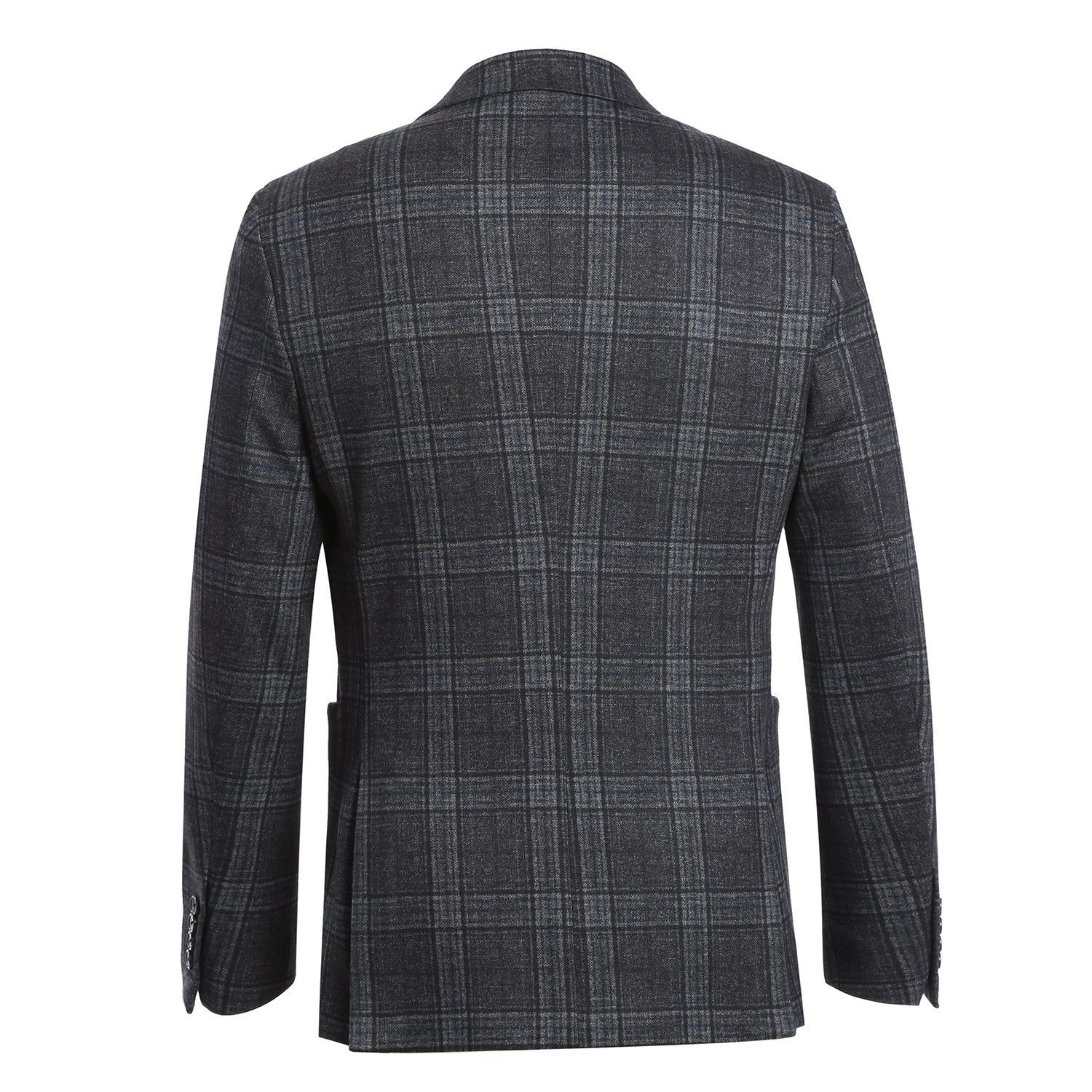 Half-Canvas Windowpane Check Blazer sold by Lord & Taylor product image thumbnail 2