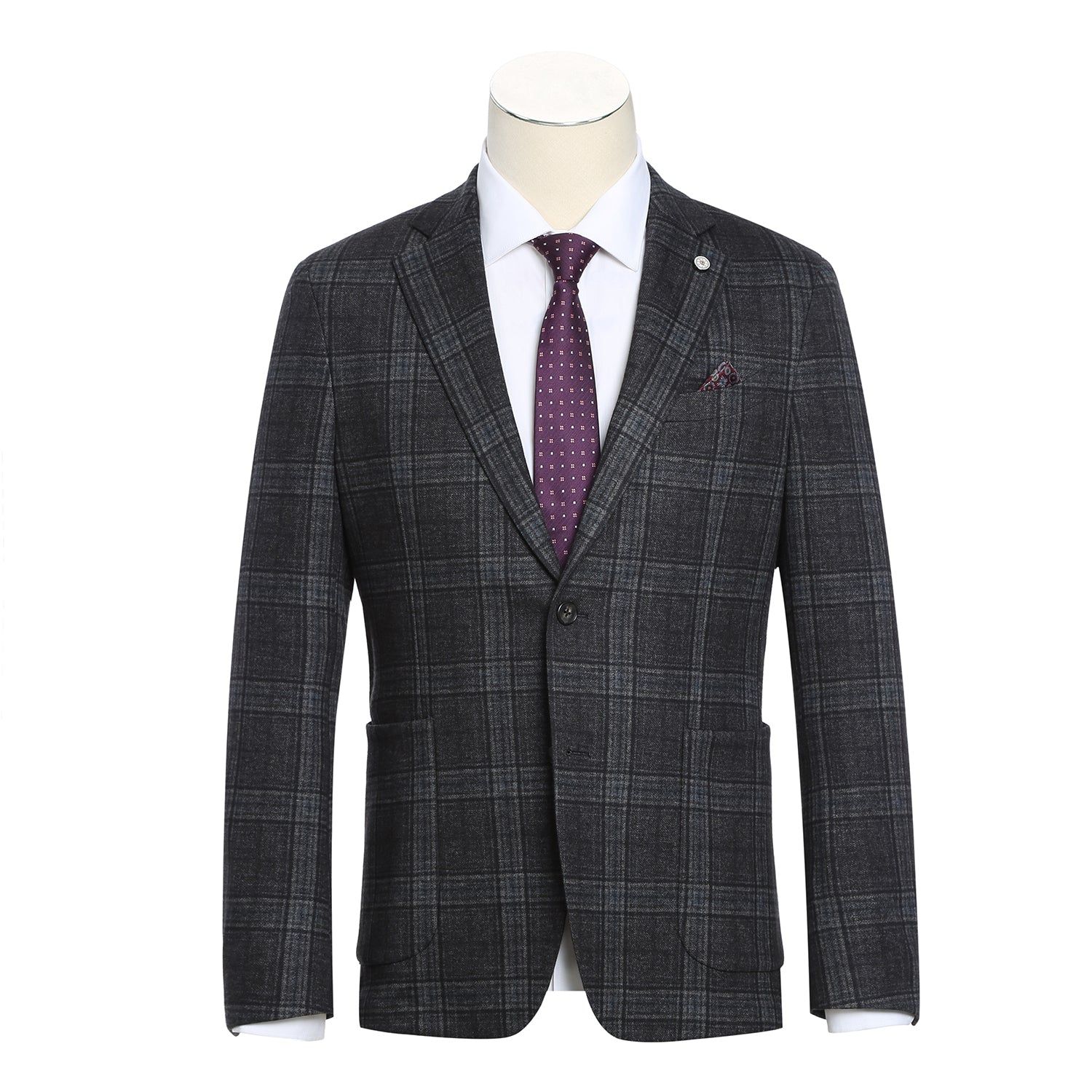 Half-Canvas Windowpane Check Blazer sold by Lord & Taylor