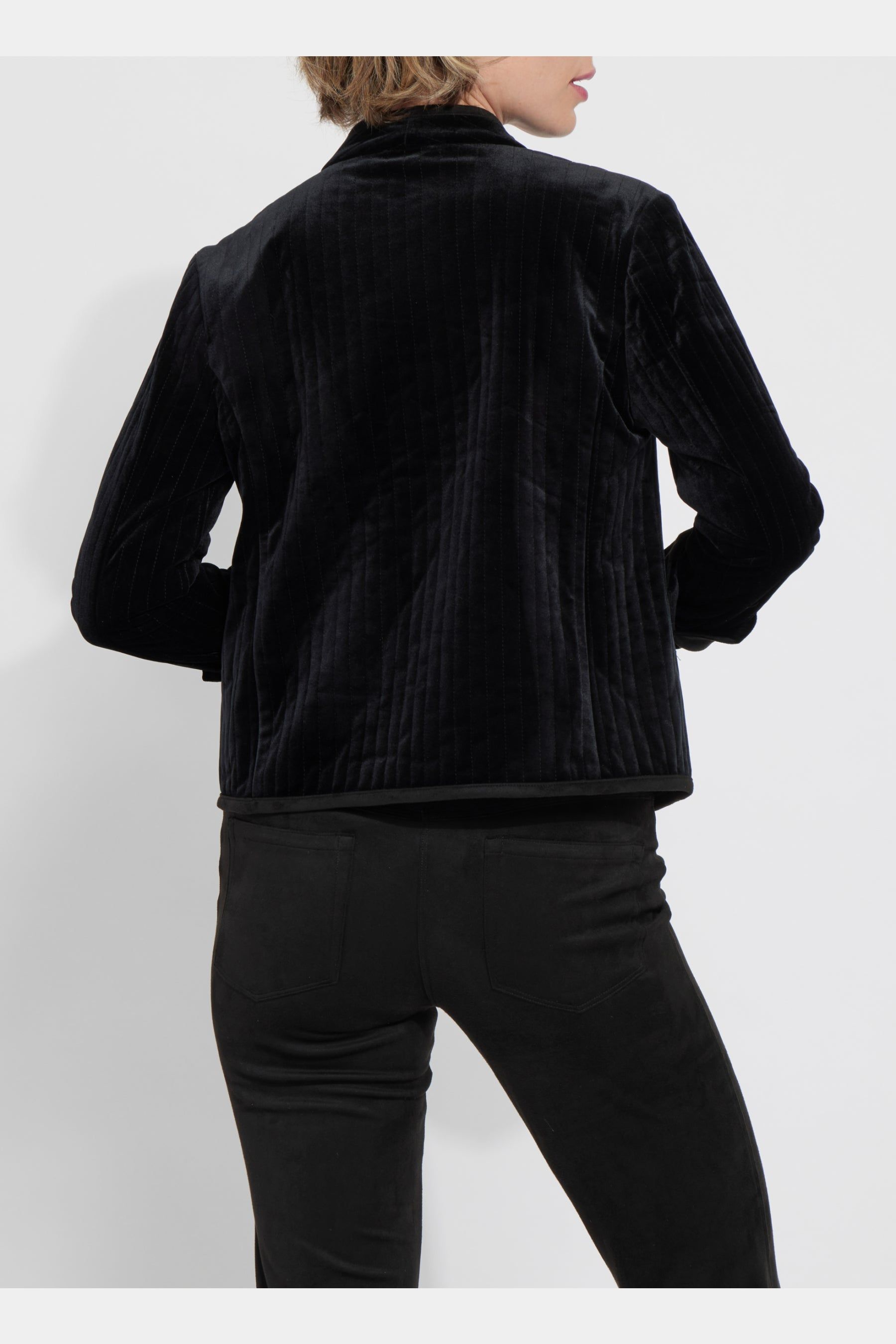 Scarlett Quilted Velvet Jacket sold by Lord & Taylor product image thumbnail 2