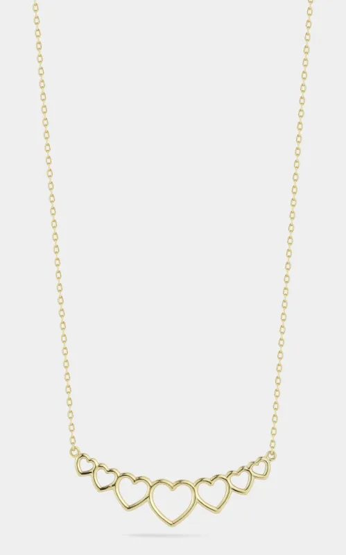14K Gold Hearts Necklace sold by Lord & Taylor