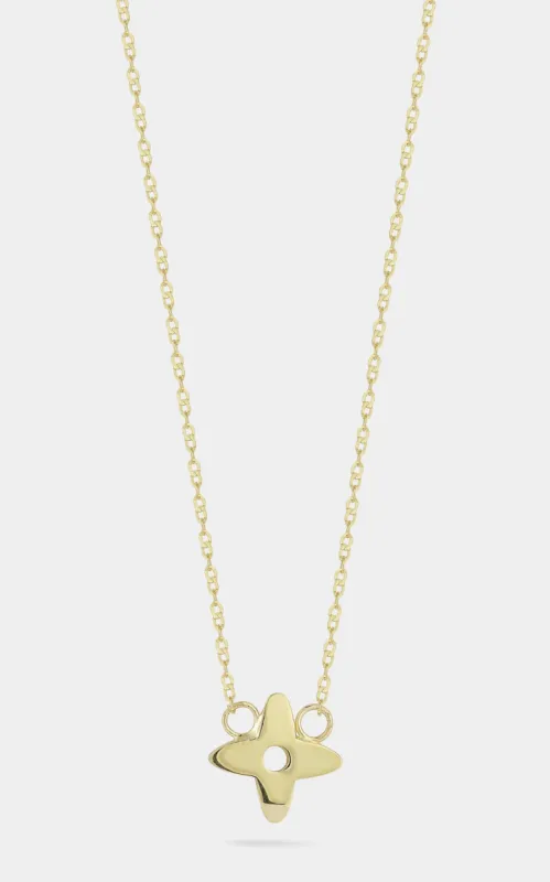 14K Gold Flower Necklace sold by Lord & Taylor