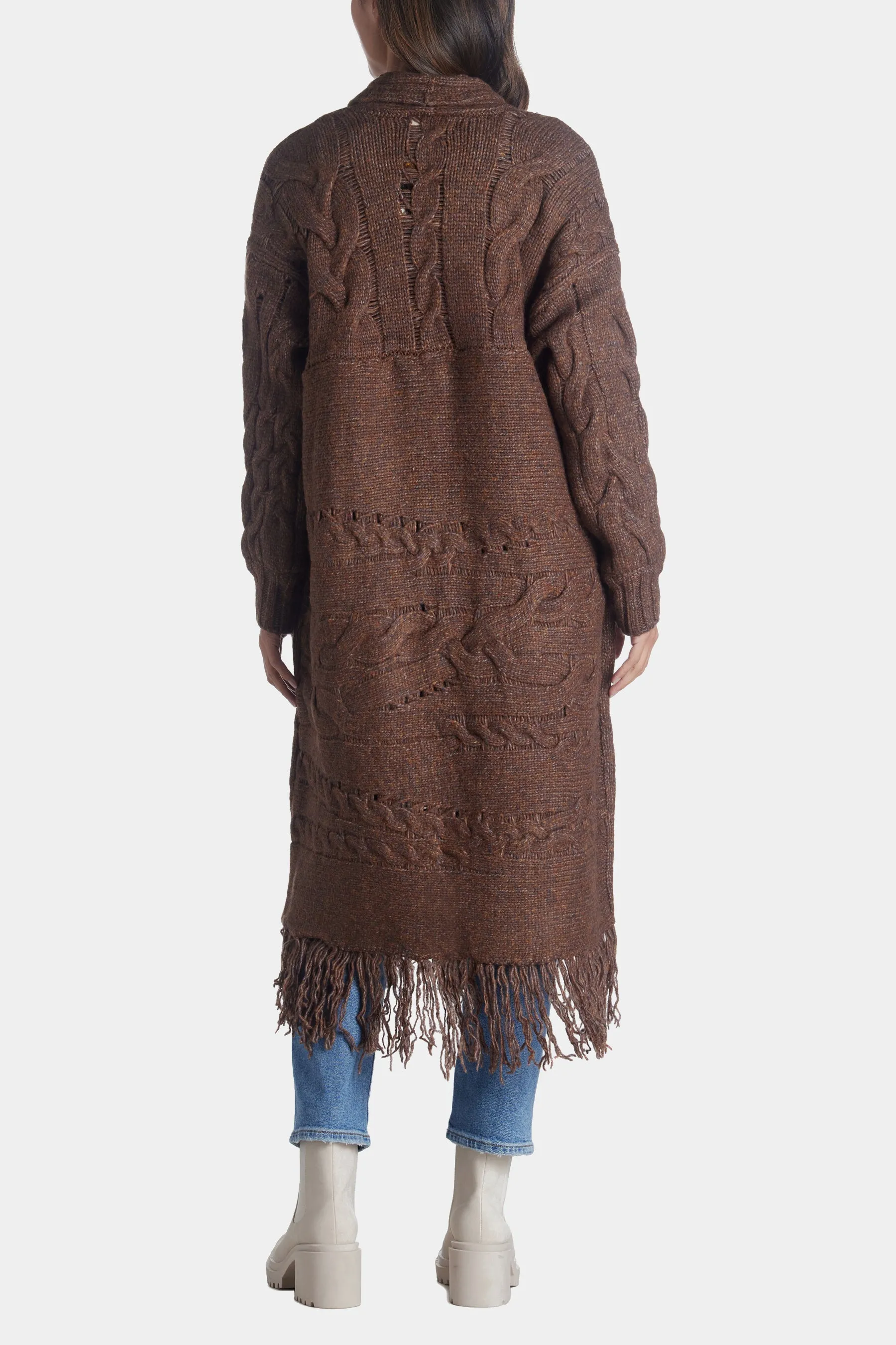 Dream Cable Sweater Cardigan sold by Lord & Taylor product image thumbnail 3