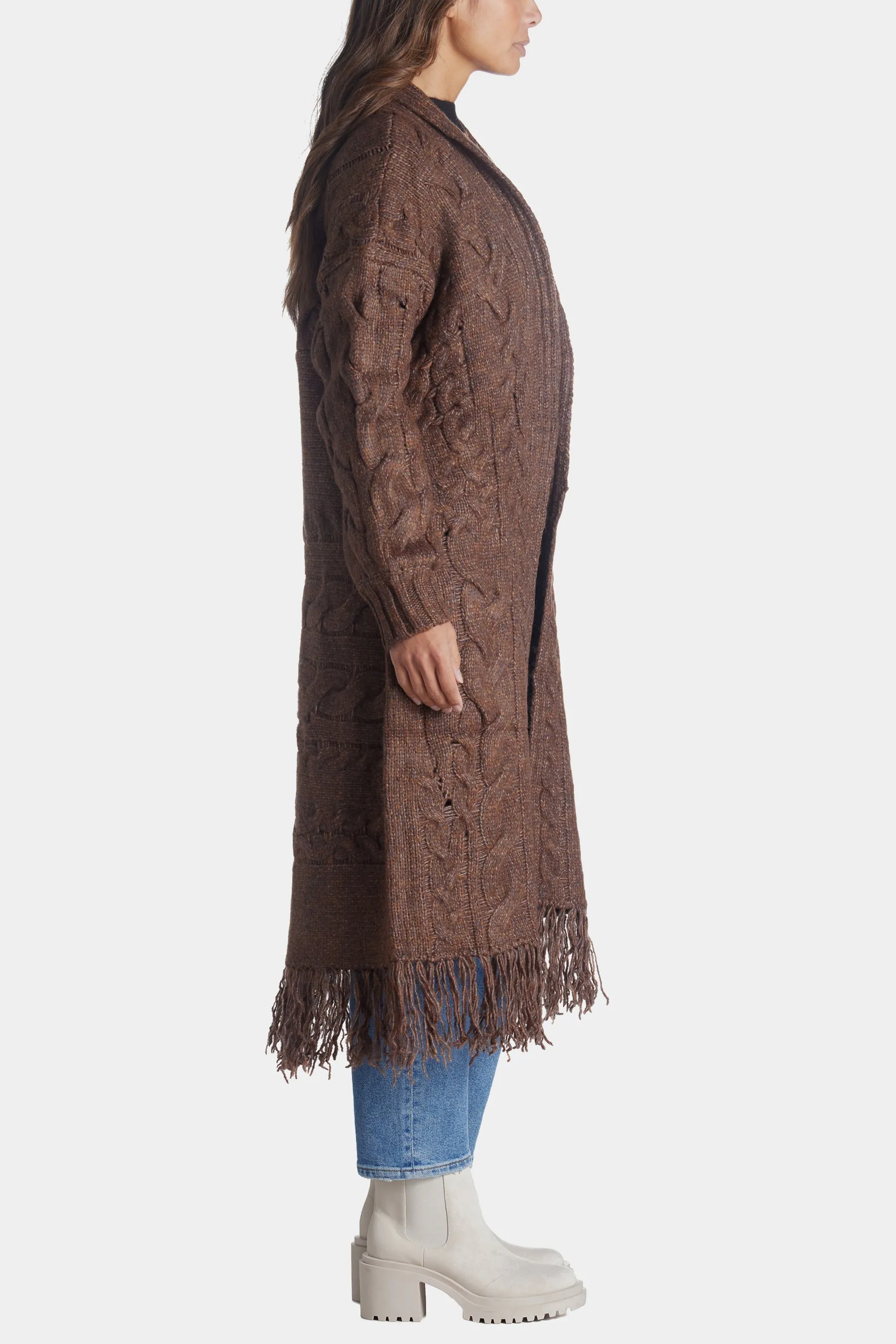 Dream Cable Sweater Cardigan sold by Lord & Taylor product image thumbnail 4