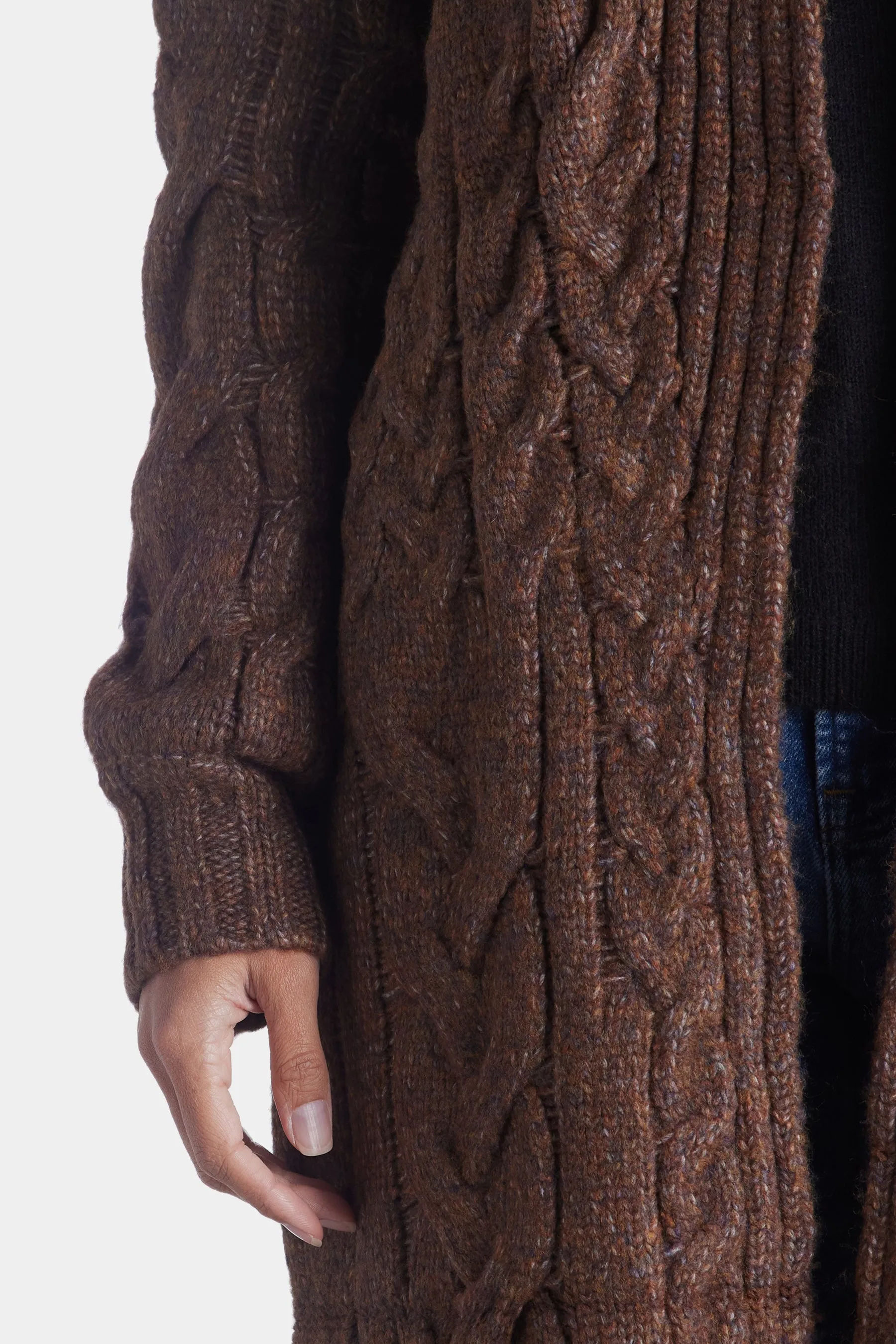 Dream Cable Sweater Cardigan sold by Lord & Taylor product image thumbnail 5