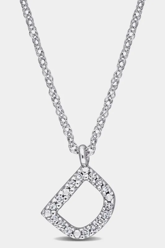 Initial D Diamond Accent Necklace sold by Lord & Taylor
