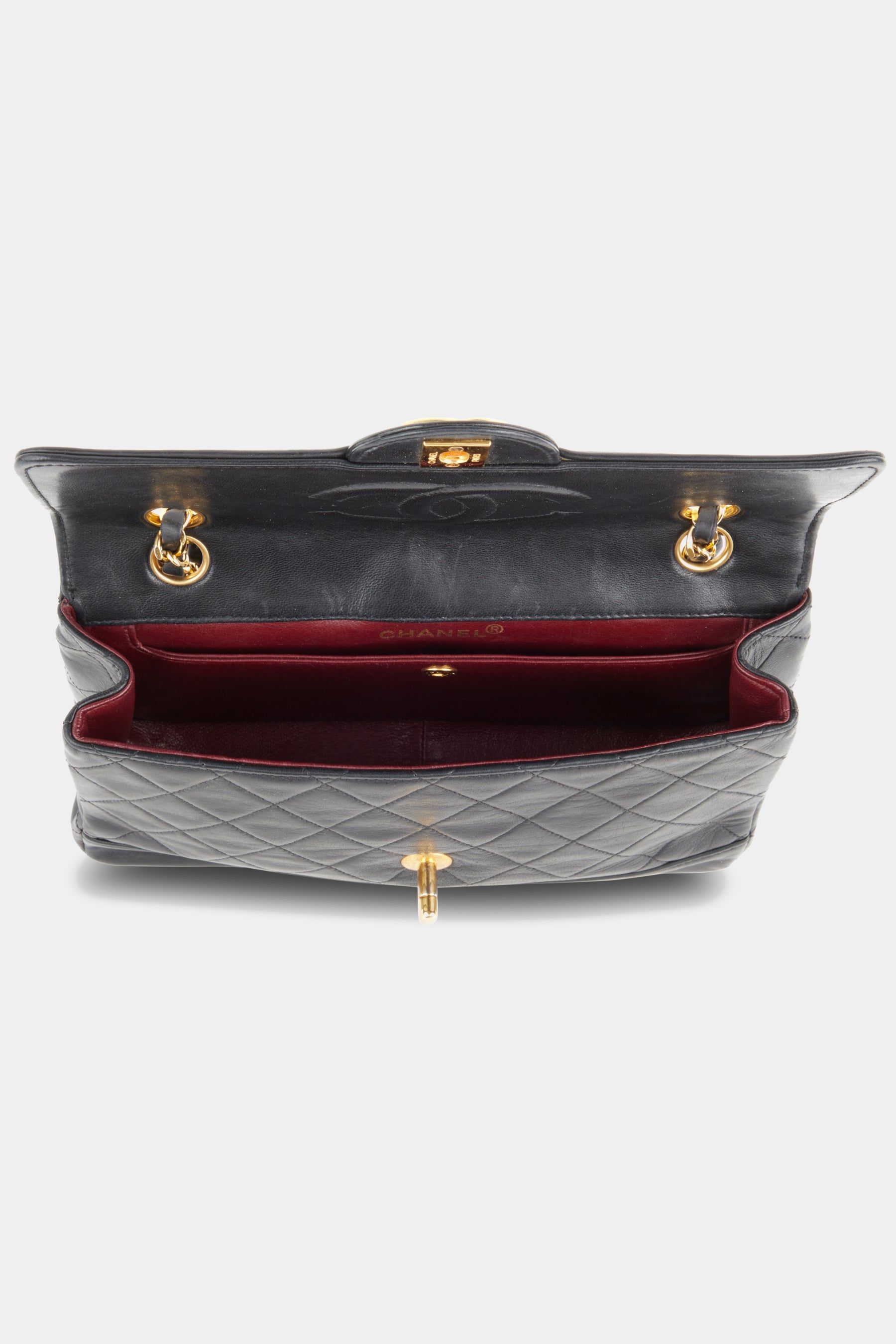 GHW Lambskin Single Flap Bag sold by Lord & Taylor product image thumbnail 5