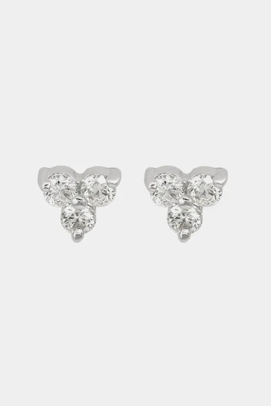 Diamond Cluster Stud Earrings sold by Lord & Taylor