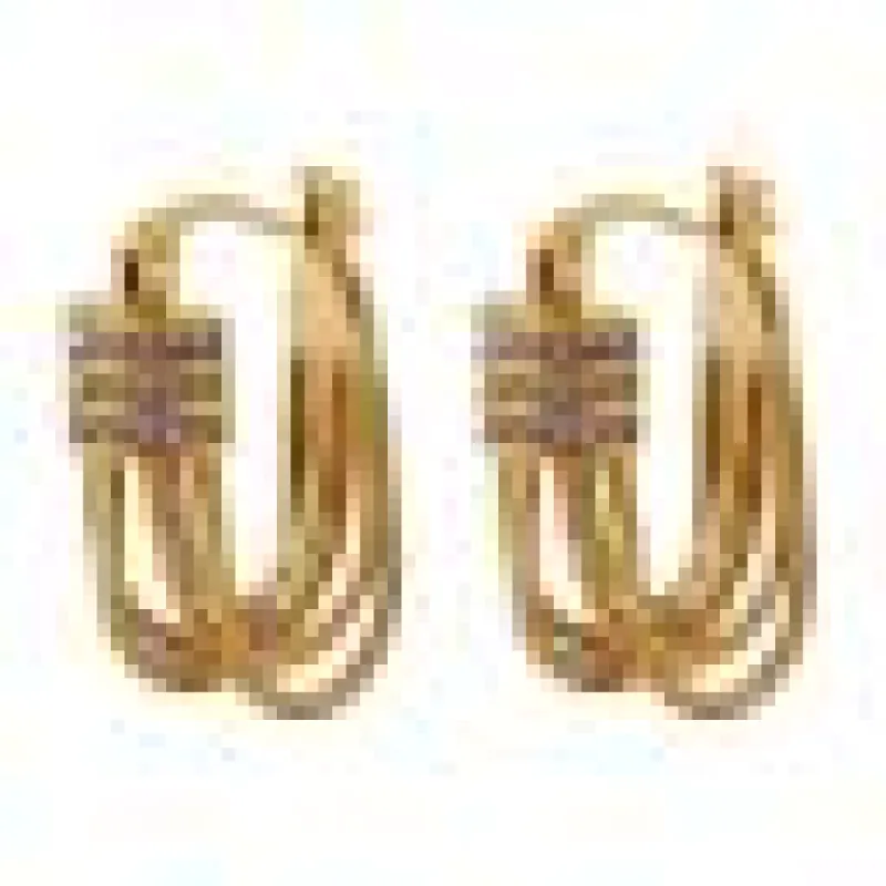 Road To Sparkles Gold Plated Cubic Zirconia Earrings sold by Lord & Taylor