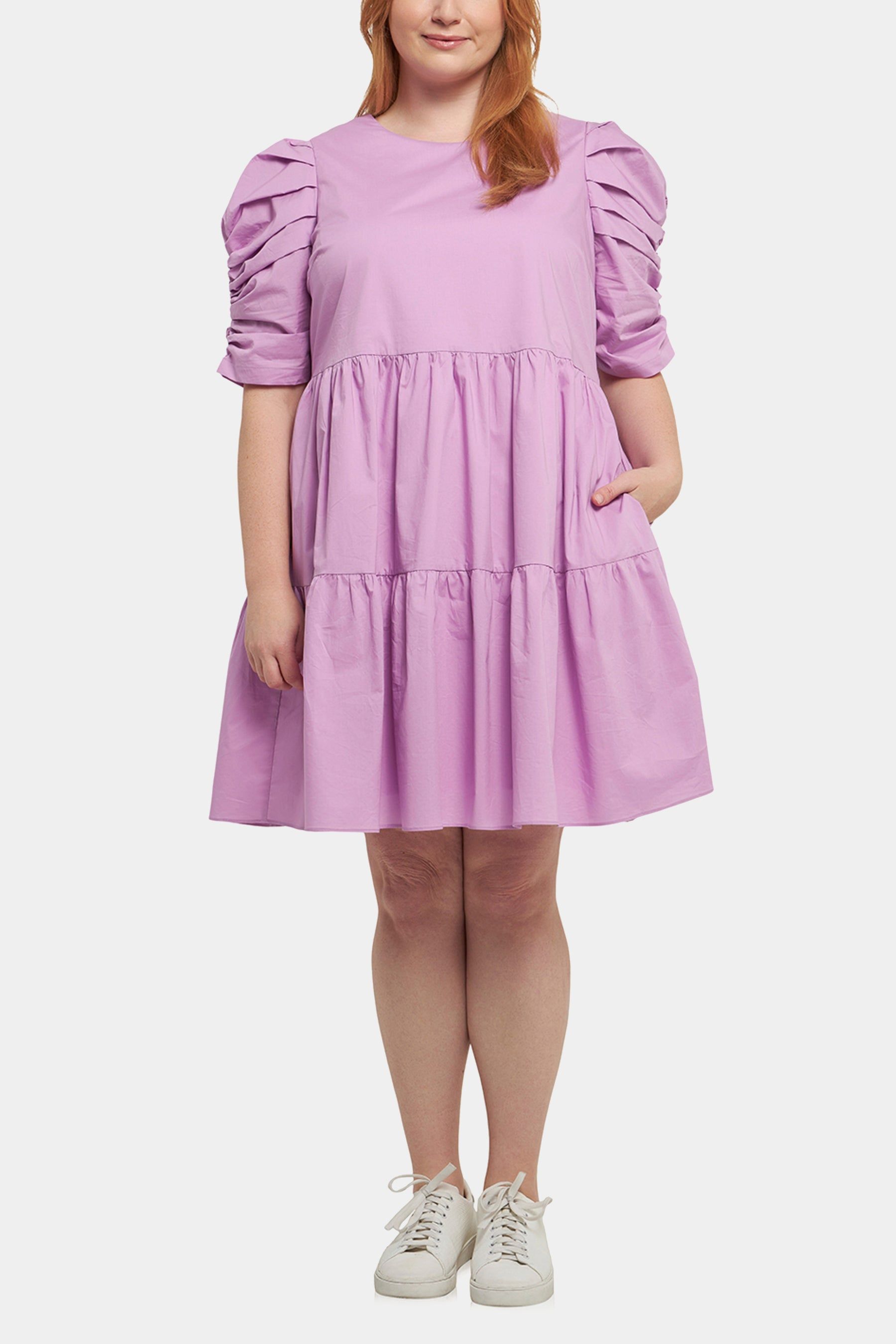 Pleated Sleeve Mini Dress sold by Lord & Taylor