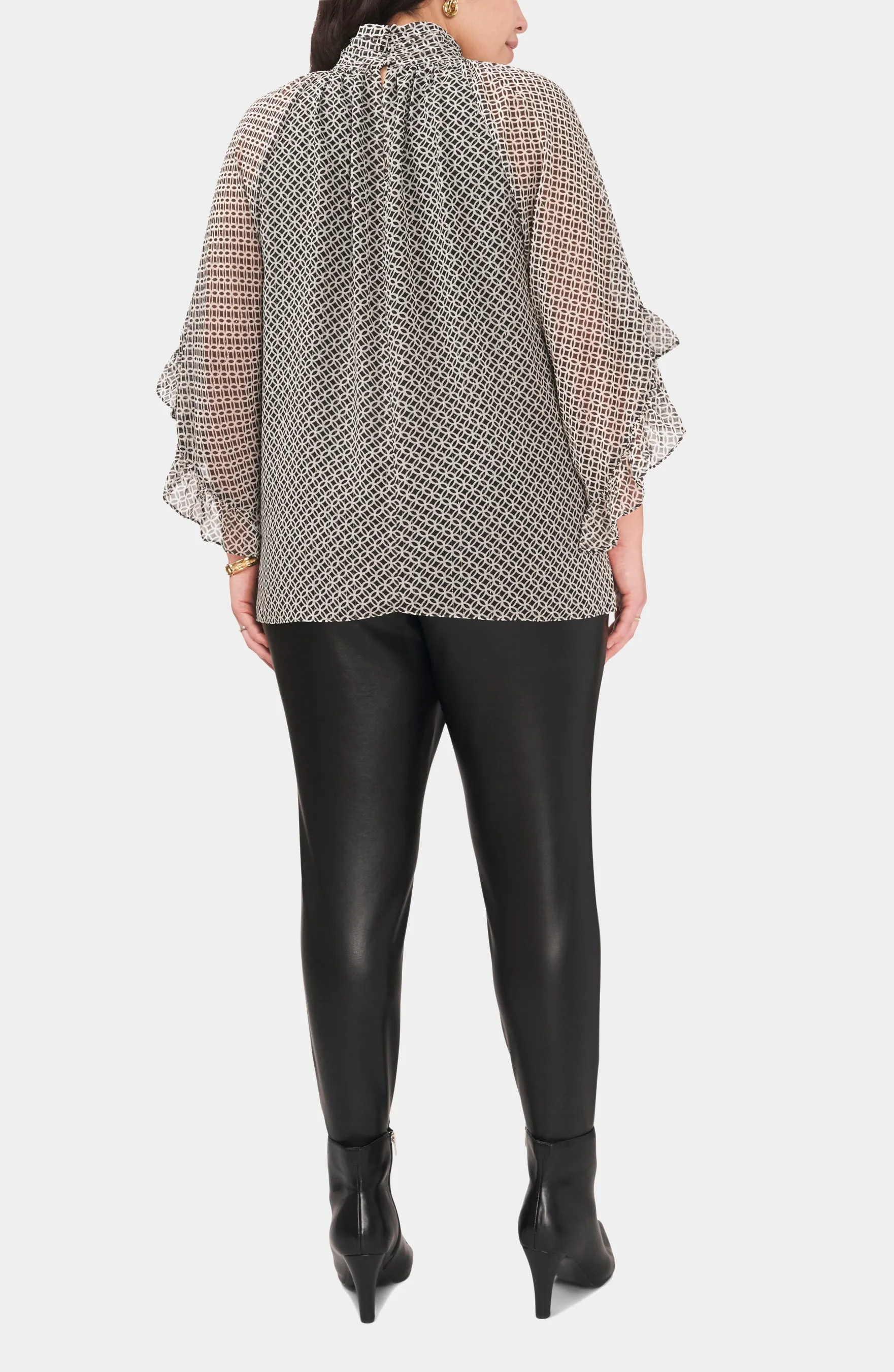 Raglan Key Hole Blouse sold by Lord & Taylor product image thumbnail 5