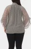 Raglan Key Hole Blouse sold by Lord & Taylor