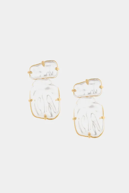 Double Pearl Nugget Earrings sold by Lord & Taylor