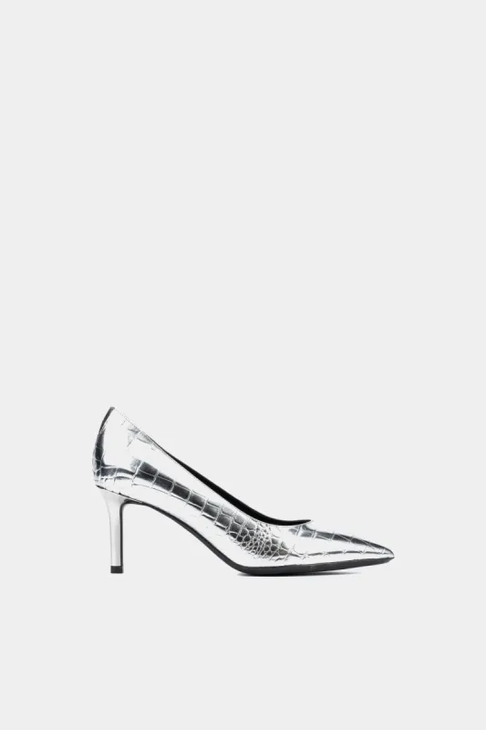 Melina Croc Embossed Pump sold by Lord & Taylor