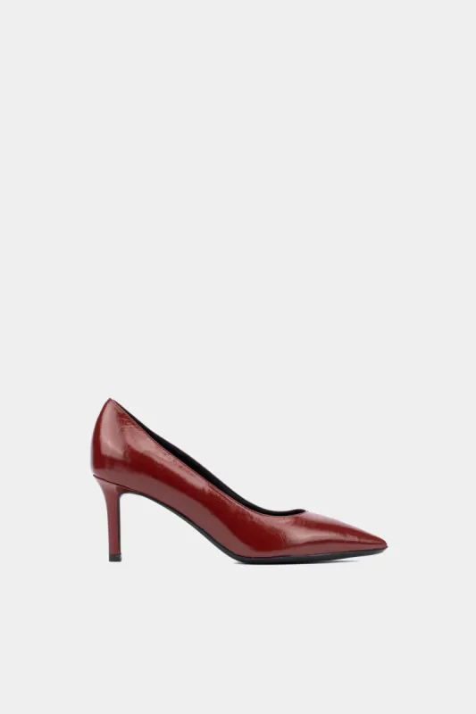 Melina Crinkle Patent Pump sold by Lord & Taylor