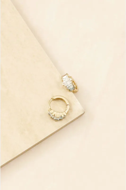 Diamond Shine Mini Hoop Earrings sold by Lord & Taylor