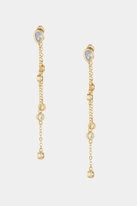 Dripping Chain Dangle Earrings sold by Lord & Taylor