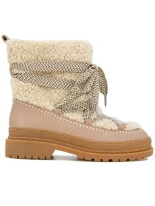 Yuki Lace Up Lug Sole Boots sold by Lord & Taylor