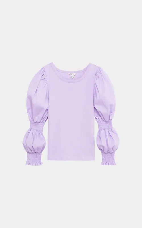 Girls Puff Sleeve Knit Top sold by Lord & Taylor