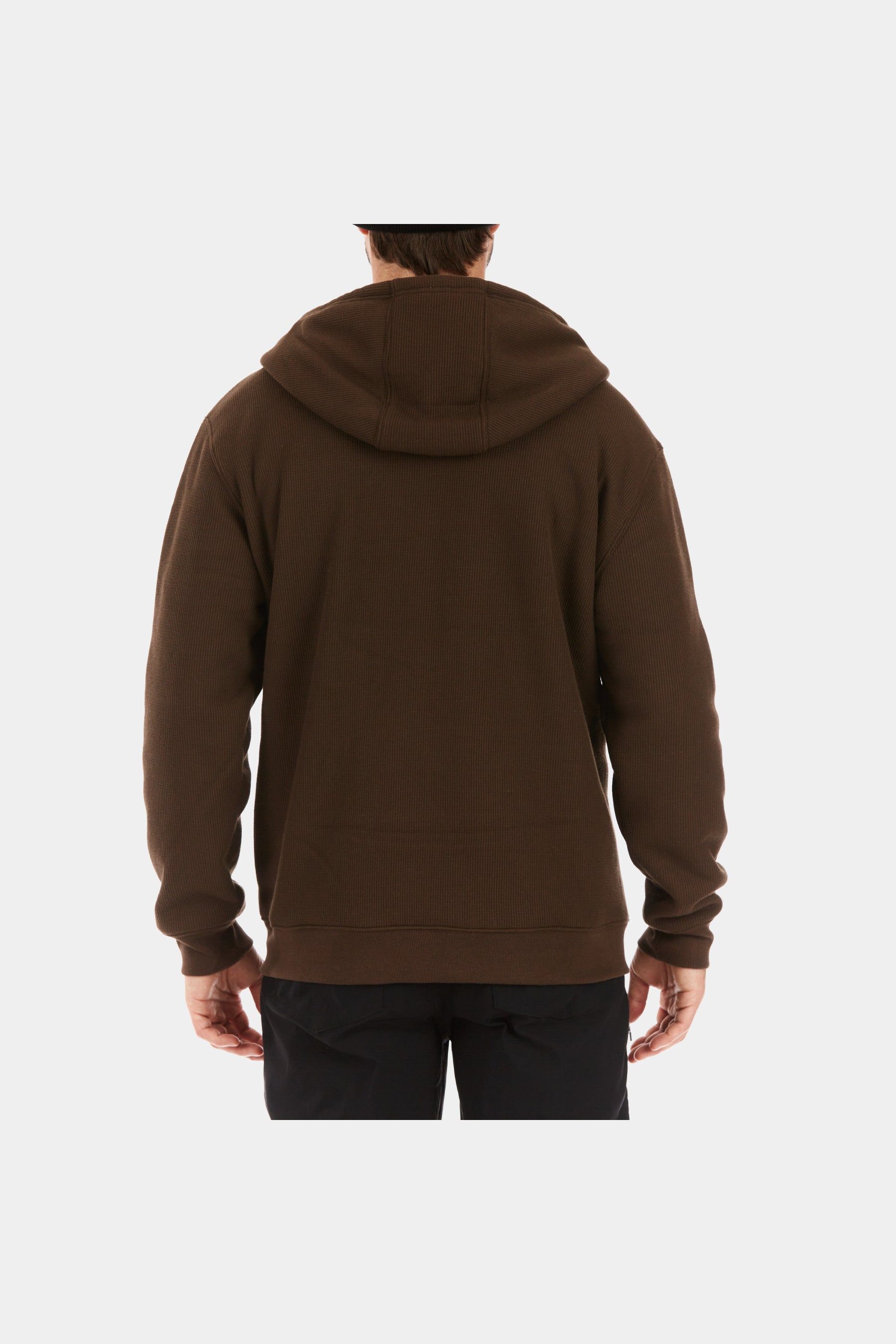 Sherpa-Bonded Thermal Knit Hooded Jacket sold by Lord & Taylor product image thumbnail 2