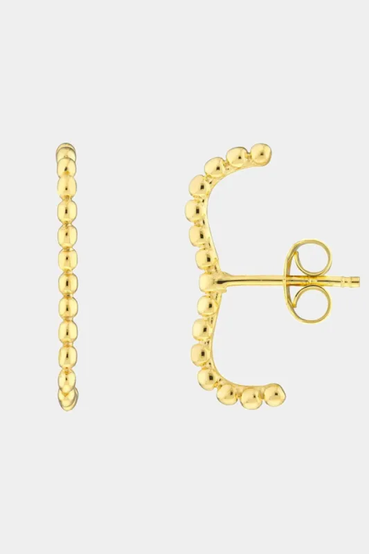 Beaded Faux-Cuff Earrings sold by Lord & Taylor