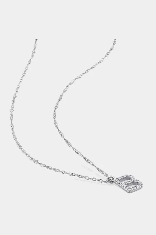 Initial B Diamond Accent Necklace sold by Lord & Taylor