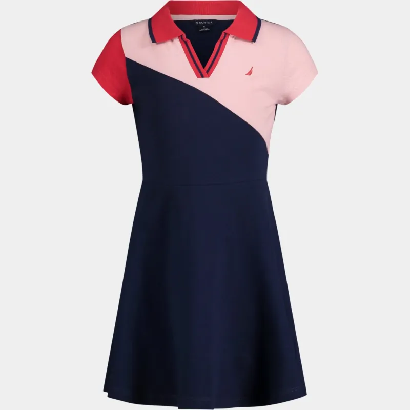 Girls Colorblock Polo Dress sold by Lord & Taylor