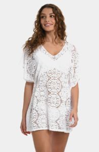Crochet Kaftan Swim Coverup Dress sold by Lord & Taylor