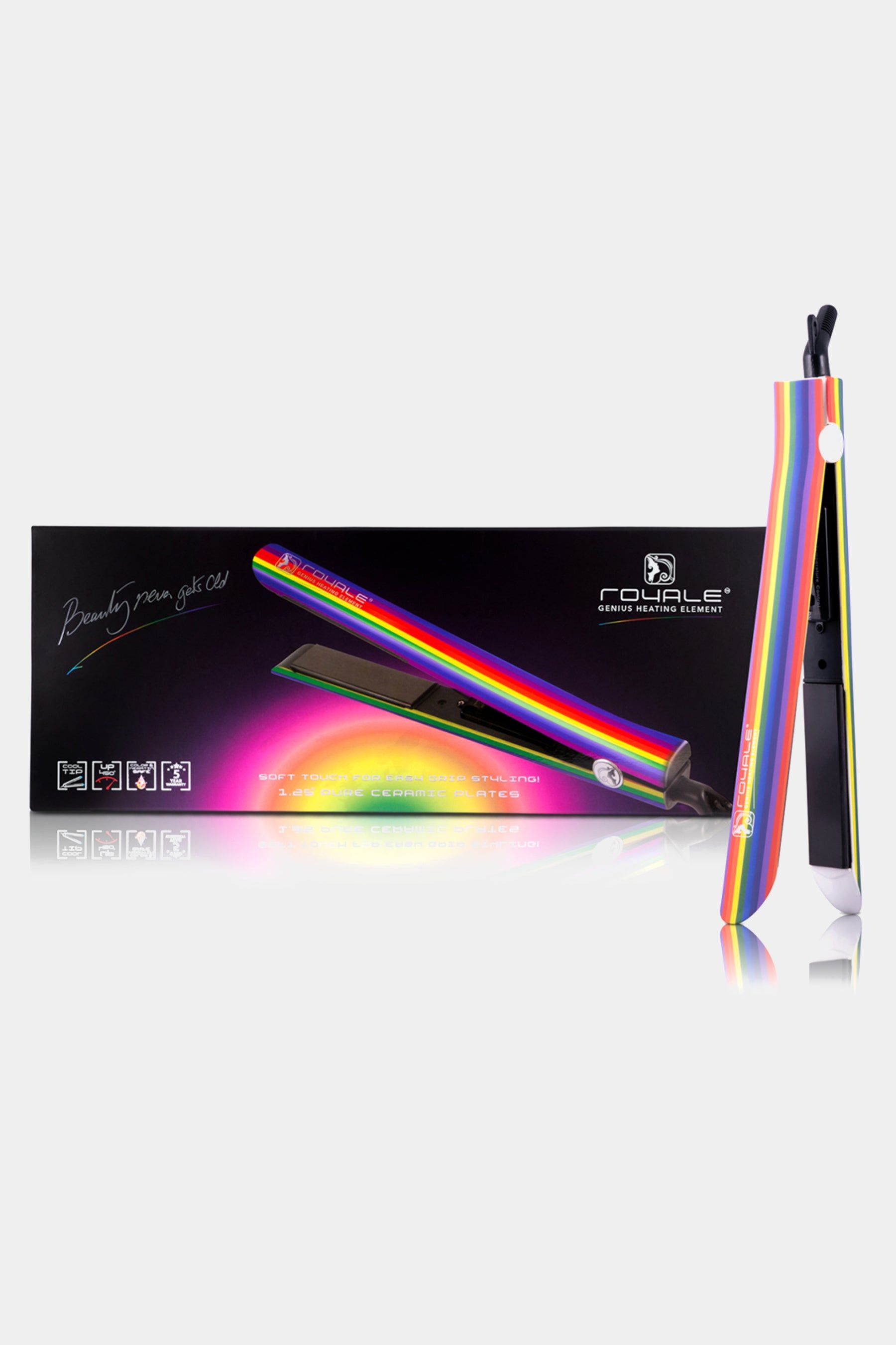 Ceramic Platinum Genius Heating Element Design Hair Straightener sold by Lord & Taylor