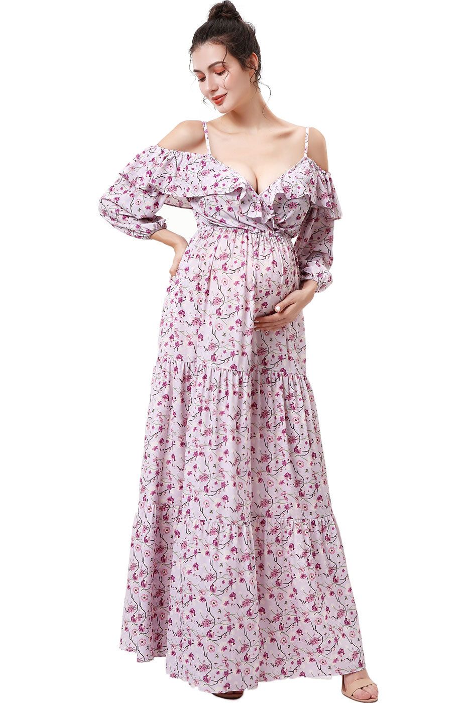Raina Nursing Maxi Dress sold by Lord & Taylor product image thumbnail 6