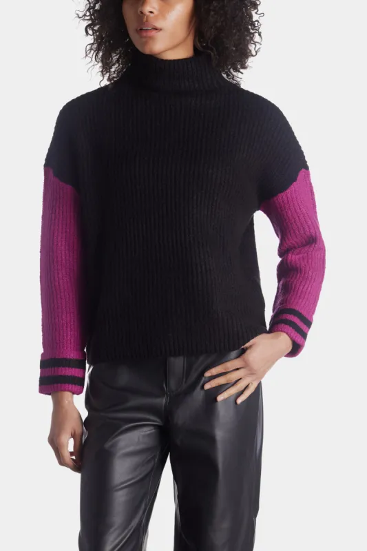 Color Block Mock Sweater sold by Lord & Taylor