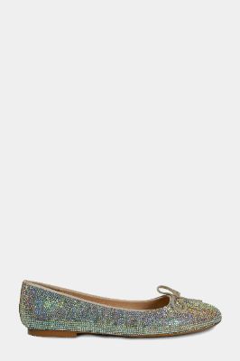 Skye Crystal Bow Tie Ballerina Flat sold by Lord & Taylor
