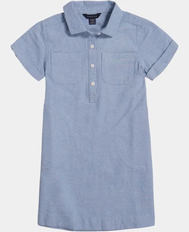 Girls Chambray Shirtdress sold by Lord & Taylor