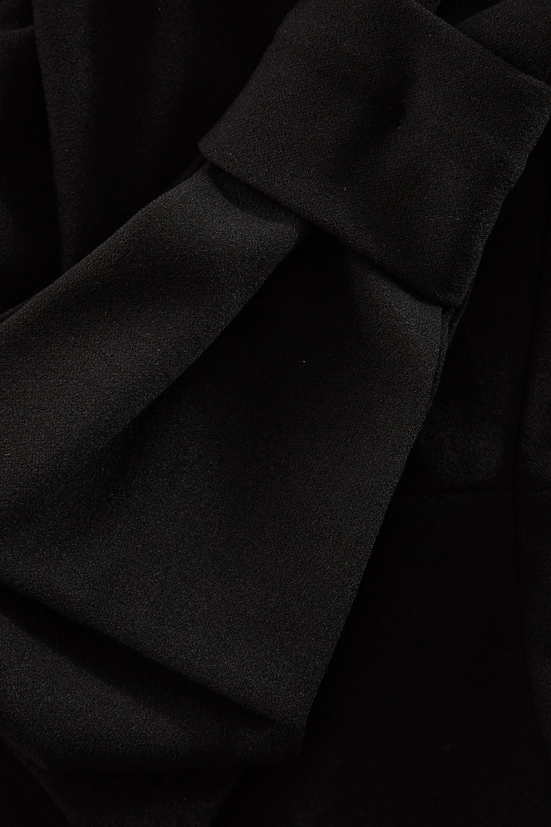 Black One Shoulder Ruffle Bow Dress sold by Lord & Taylor product image thumbnail 3