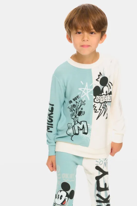 Boys Mickey Mouse Mash Up Rpet Cozy Knit Pullover sold by Lord & Taylor