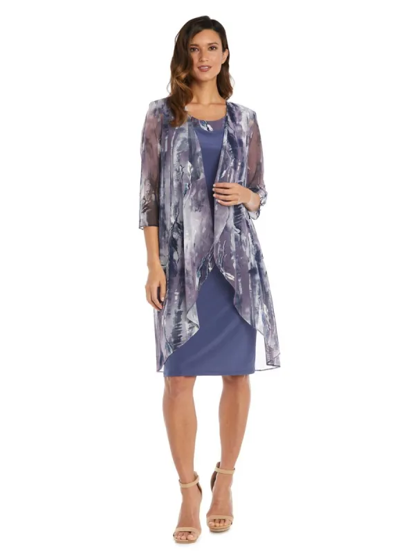 Two-Piece Power Mesh Jacket and Dress Set sold by Lord & Taylor