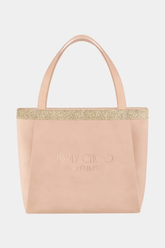 GWP Jimmy Choo Pink Gold Tote Bag sold by Lord & Taylor