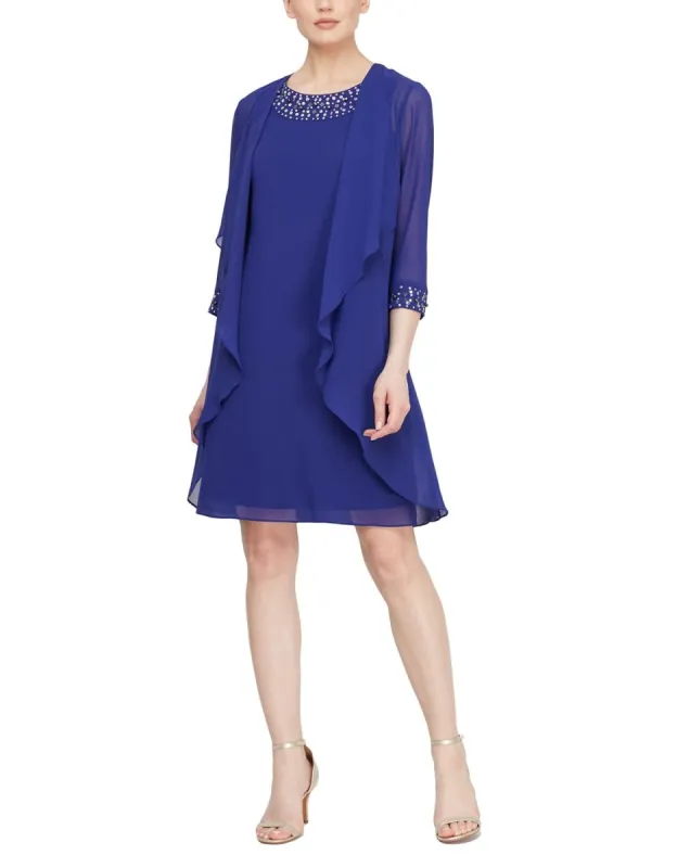 Three-Quarter Sleeve Two-Piece Jacket Dress sold by Lord & Taylor