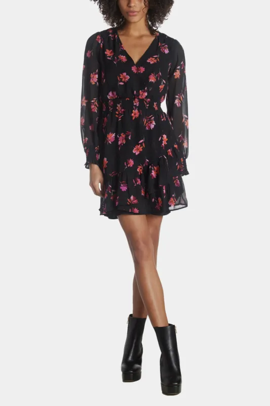 Smocked Waist Shoulder & Cuff Dress sold by Lord & Taylor