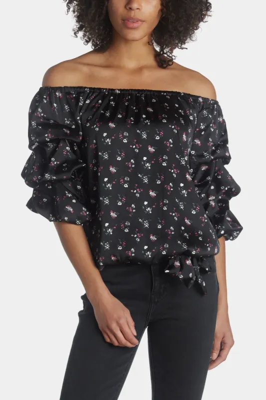 Off The Shoulder Bubble Sleeve Blouse sold by Lord & Taylor
