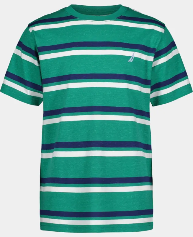 Boys Two Tone Striped Short Sleeve T-Shirt sold by Lord & Taylor