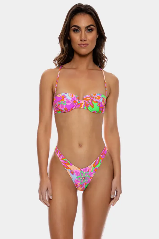 Sweetheart Neck Balconette Bikini Top sold by Lord & Taylor