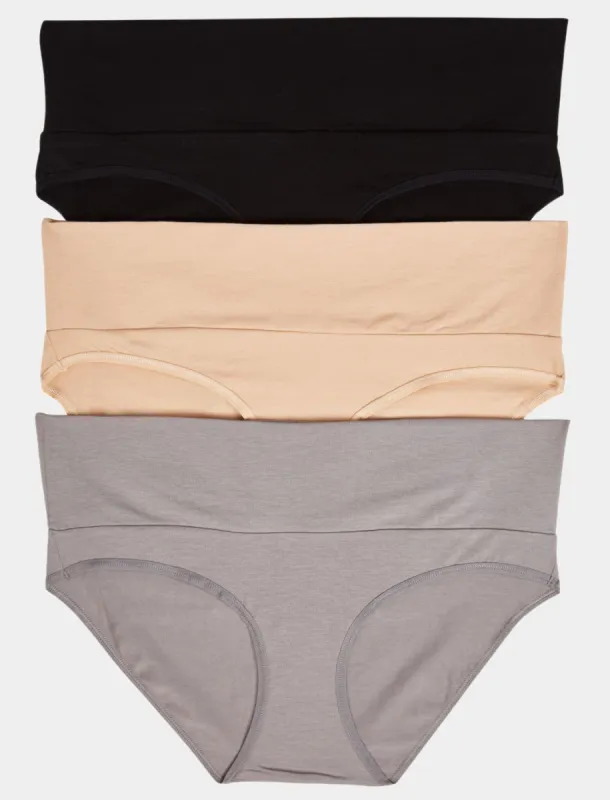 Fold-Over Maternity Underwear 3-Pack sold by Lord & Taylor